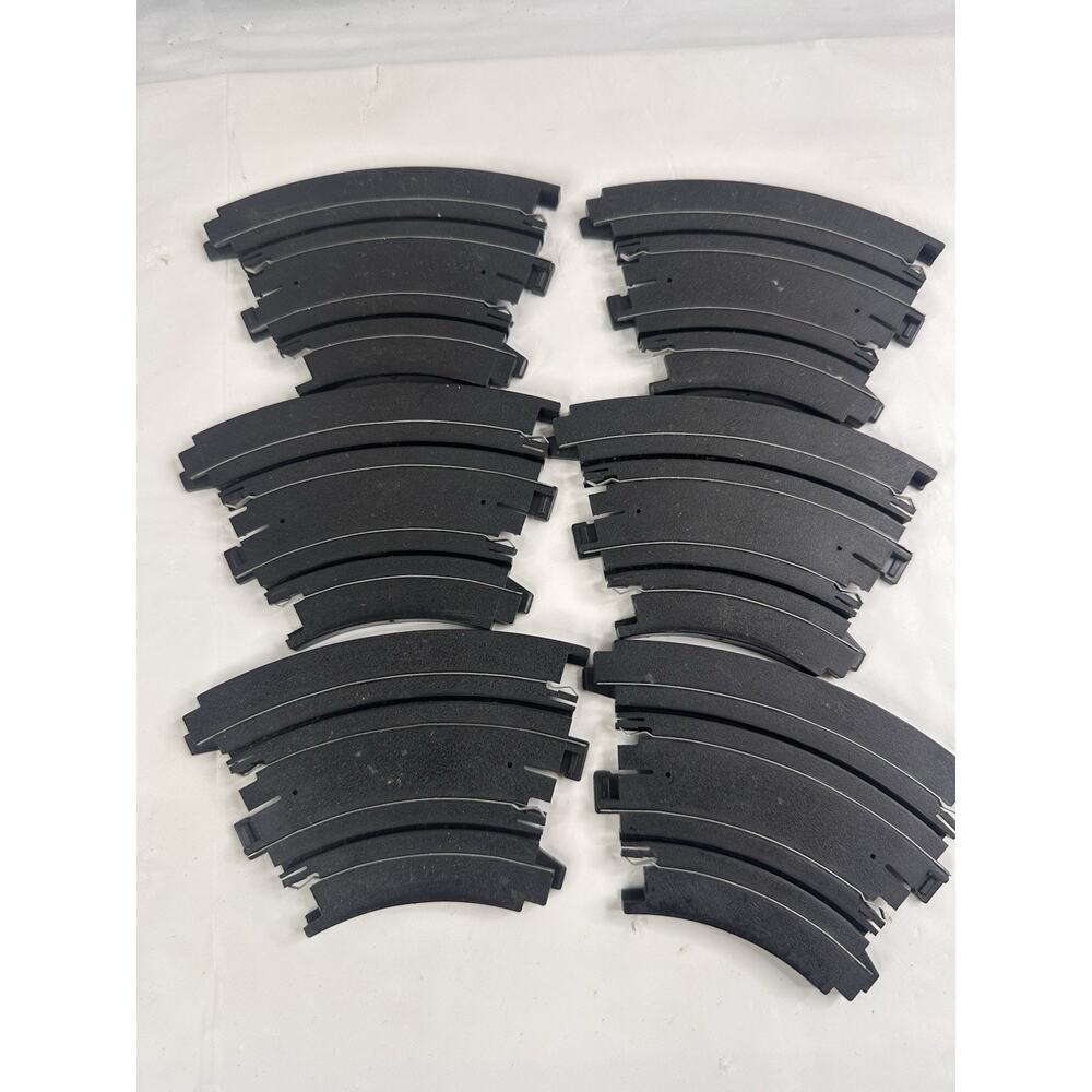 Tomy Aurora 6” R Curve 152MM 1/8 Circle Slot Car Ho Scale Track Lot of 6 Pieces